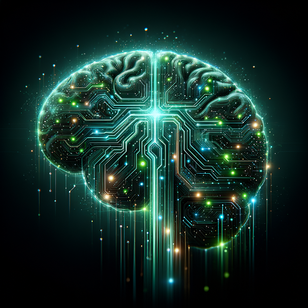 AI neural network technology visualization