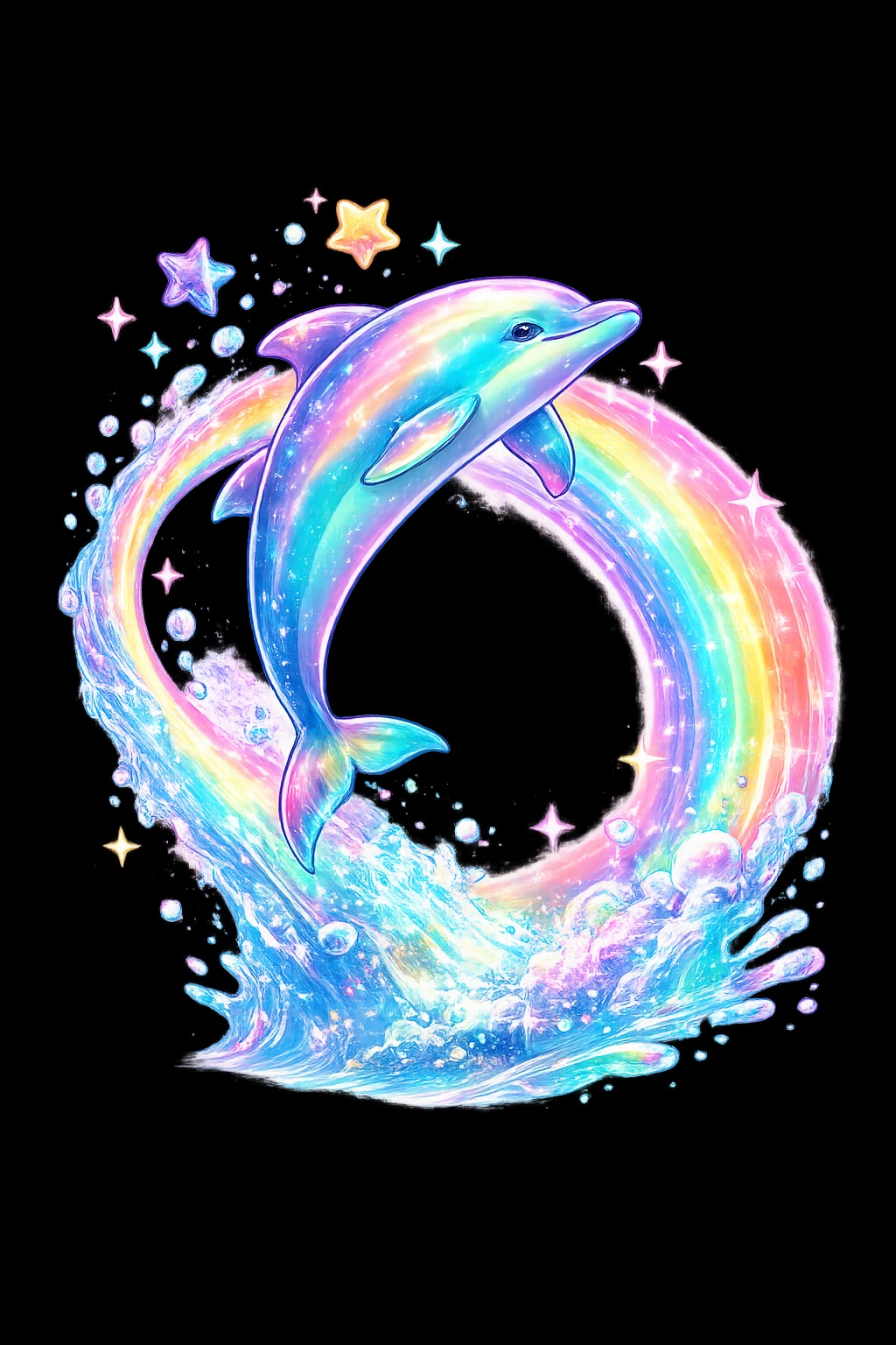 Decorative dolphin illustration