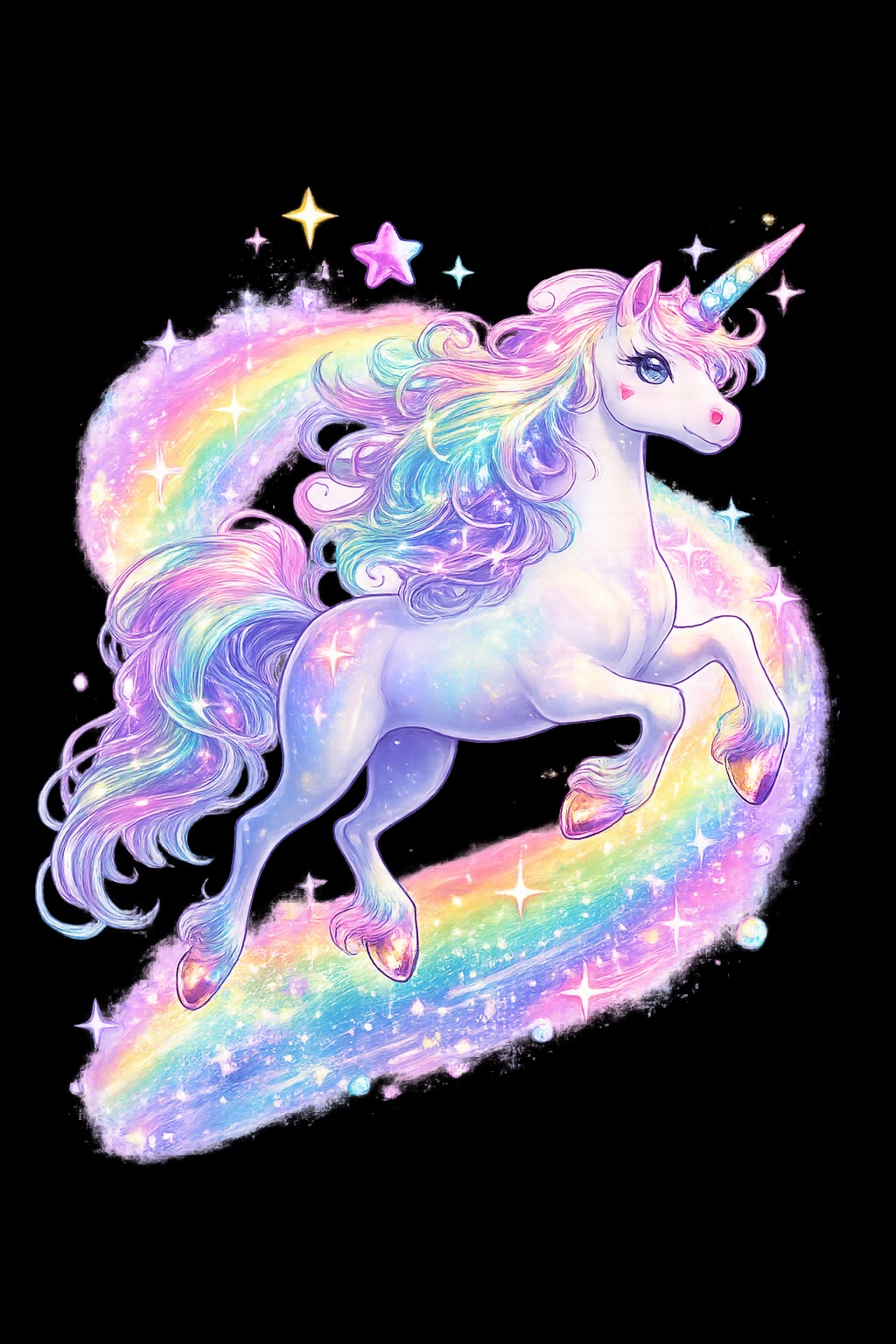 Decorative unicorn illustration